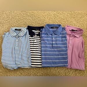 Men's Striped Polo Shirt Collection